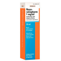 Спрей от насморка с ксилометазолином NASO 1 мг / мл 10 ML RatioPharm Спрей от насморка с ксилометазолином NASO 1 мг / мл 10 ML RatioPharm