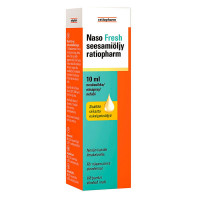 Спрей от насморка с кунжутным маслом NASO FRESH SEESAMIÖLJY 10 ML RatioPharm Спрей от насморка с кунжутным маслом NASO FRESH SEESAMIÖLJY 10 ML RatioPharm