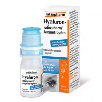Капли для увлажнения глаз HYALURON ratiopharm Augentropfen 10 мл RatioPharm Капли для увлажнения глаз HYALURON ratiopharm Augentropfen 10 мл RatioPharm