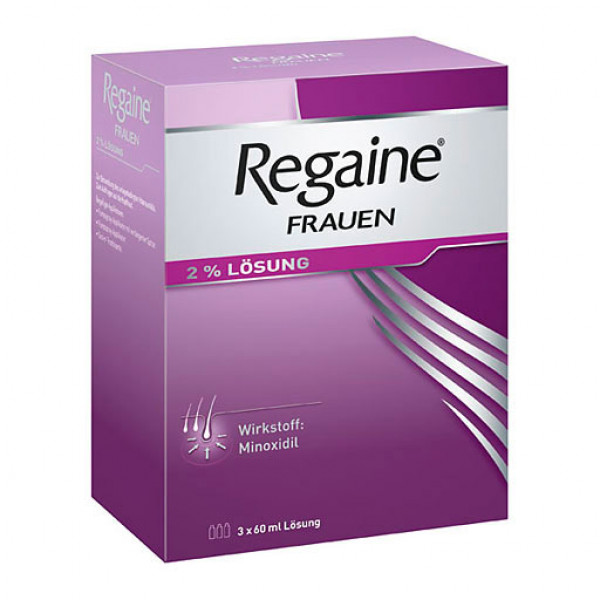 Раствор для женщин от выпадения волос REGAINE Frauen Lösung 3 X 60 мл REGAINE Раствор для женщин от выпадения волос REGAINE Frauen Lösung 3 X 60 мл REGAINE