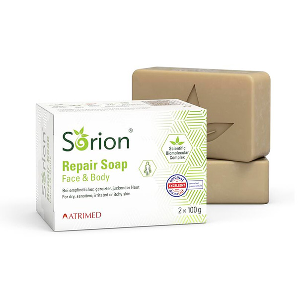 Мыло для красной, сухой, зудящей, шелушащейся SORION Repair Soap 2X100 гр Ruehe Мыло для красной, сухой, зудящей, шелушащейся SORION Repair Soap 2X100 гр Ruehe