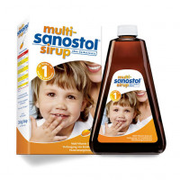 Сироп мультивитаминный без сахара для маленьких детей от 1 года MULTI SANOSTOL Sirup ohne Zuckerzusatz 260 гр Sanostol