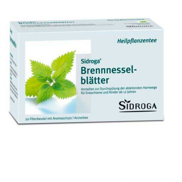 Чай с крапивой мочегонный SIDROGA Brennnesselblättertee Filterbeutel 20 шт SIDROGA Чай с крапивой мочегонный SIDROGA Brennnesselblättertee Filterbeutel 20 шт SIDROGA
