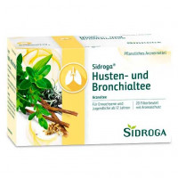 Чай от кашля и простуды SIDROGA Husten- und Bronchialtee Filterbeutel 20 шт SIDROGA Чай от кашля и простуды SIDROGA Husten- und Bronchialtee Filterbeutel 20 шт SIDROGA
