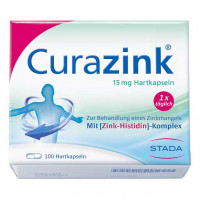 Капсулы при дефиците цинка CURAZINK Hartkapseln 100 шт Stada Капсулы при дефиците цинка CURAZINK Hartkapseln 100 шт Stada