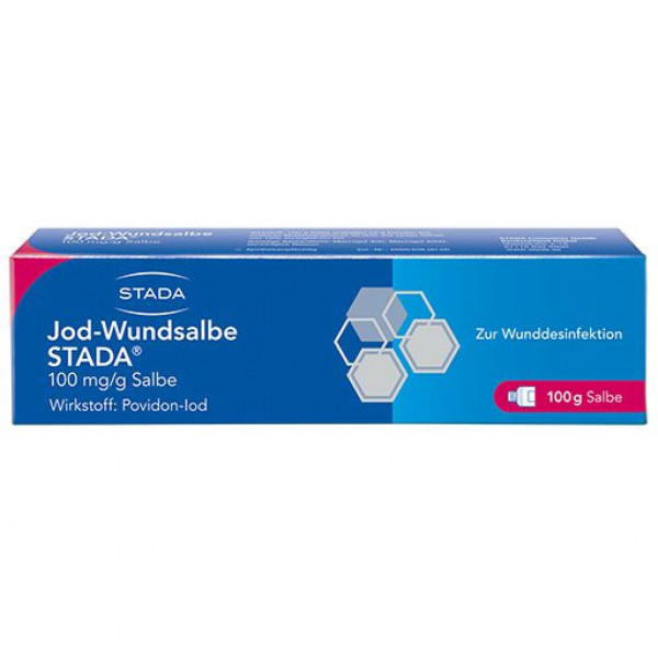 Мазь с йодом для дезинфекции ран JOD-WUNDSALBE STADA 100 mg/g 100 гр Stada Мазь с йодом для дезинфекции ран JOD-WUNDSALBE STADA 100 mg/g 100 гр Stada