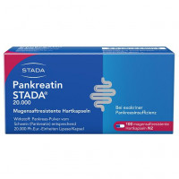 Панкреатин для лечения поджелудочной железы PANKREATIN STADA 20.000 magensaftres.Hartkapseln 100 шт Stada