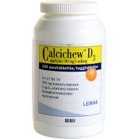 Жевательные таблетки Кальций + Д3 Calcichew D3 appelsiini 500 mg / 5 mikrog 100 шт Takeda