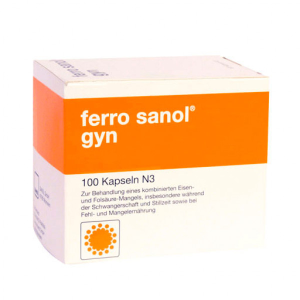 Капсулы при дефиците железа FERRO SANOL gyn Hartkaps. m. msr. überz. Pellets 100 шт UCB Капсулы при дефиците железа FERRO SANOL gyn Hartkaps. m. msr. überz. Pellets 100 шт UCB
