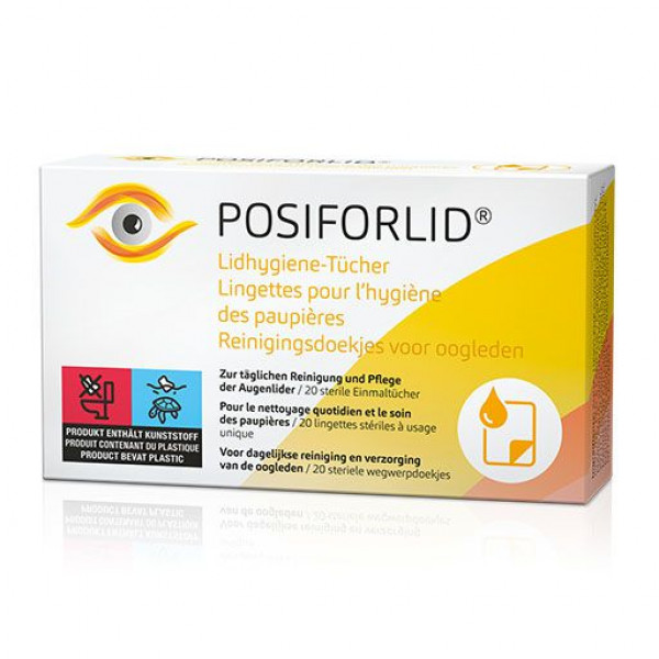 Гигиенические салфетки для век POSIFORLID Lidhygiene-Tücher 20 шт URSAPHARM Гигиенические салфетки для век POSIFORLID Lidhygiene-Tücher 20 шт URSAPHARM