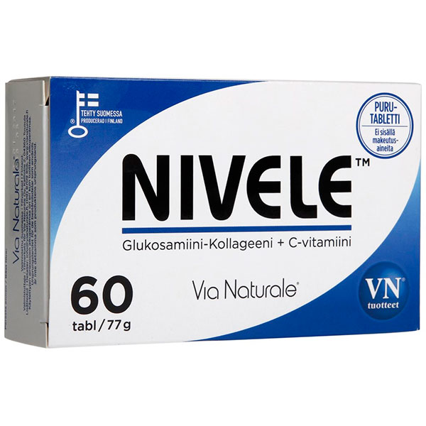 Таблетки для суставов Nivele 60 таблеток Via Naturale Таблетки для суставов Nivele 60 таблеток Via Naturale