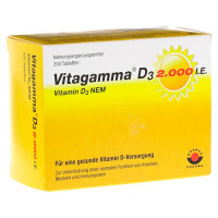 Витамин Д3 2000 ME VITAGAMMA D3 2.000 I.E. Vitamin D3 NEM Tabletten 200 таблеток VITAGAMMA Витамин Д3 2000 ME VITAGAMMA D3 2.000 I.E. Vitamin D3 NEM Tabletten 200 таблеток VITAGAMMA