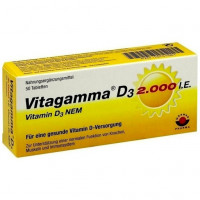 Витамин Д3 2000 ME VITAGAMMA D3 2.000 I.E. Vitamin D3 NEM Tabletten 50 таблеток VITAGAMMA Витамин Д3 2000 ME VITAGAMMA D3 2.000 I.E. Vitamin D3 NEM Tabletten 50 таблеток VITAGAMMA