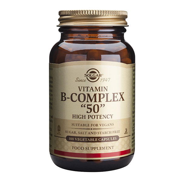 Витамин B-Complex "50" 100 капсул Solgar Витамин B-Complex "50" 100 капсул Solgar