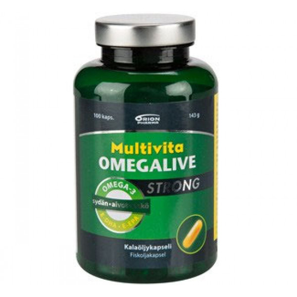 Рыбий жир Multivita ОмегаLife Strong Omega 3 100 капсул MultiVita Рыбий жир Multivita ОмегаLife Strong Omega 3 100 капсул MultiVita