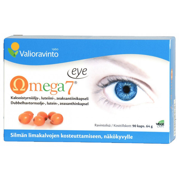 Витамины для глаз Облепиха Omega7-Eye 90 капсул Valioravinto Витамины для глаз Облепиха Omega7-Eye 90 капсул Valioravinto