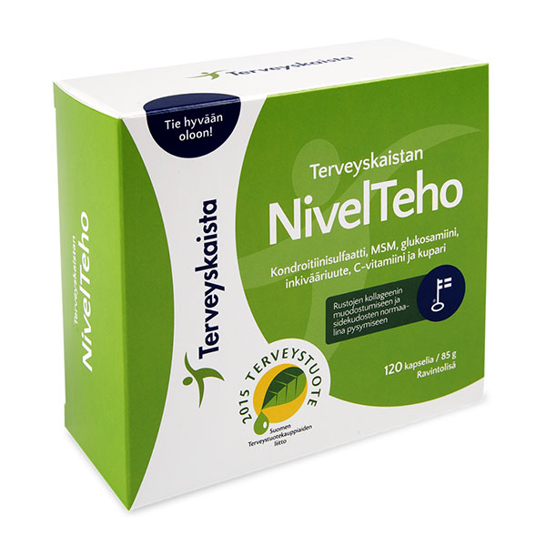Витамины для суставов NivelTeho 120 капсул Terveyskaista Витамины для суставов NivelTeho 120 капсул Terveyskaista