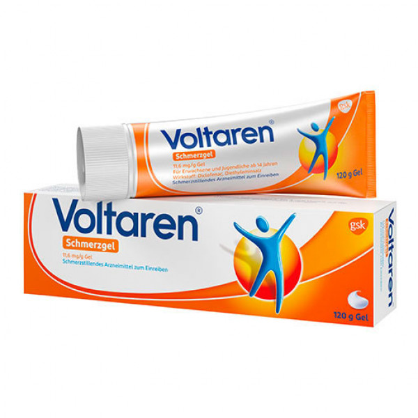 Гель от боли и ушибов VOLTAREN Schmerzgel 120 мл VOLTAREN Гель от боли и ушибов VOLTAREN Schmerzgel 120 мл VOLTAREN