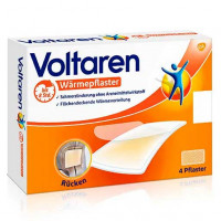 Пластырь согревающий для спины VOLTAREN Wärmepflaster Rücken 4 шт VOLTAREN