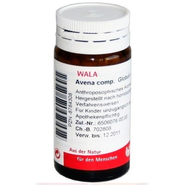 Гранулы для спокойного сна AVENA COMP Globuli 20 гр WALA Гранулы для спокойного сна AVENA COMP Globuli 20 гр WALA