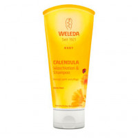 Шампунь с календулой для тела младенцев Calendula Waschlotion & Shampoo 200 мл Weleda