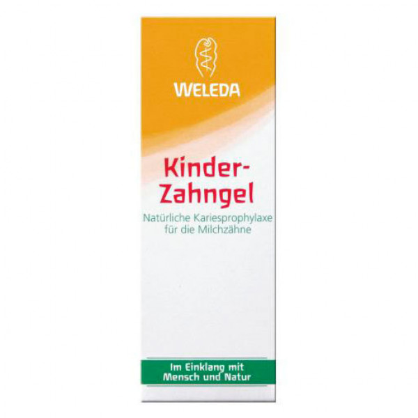 Зубная паста гель детская Kinder Zahngel 50 мл Weleda Зубная паста гель детская Kinder Zahngel 50 мл Weleda