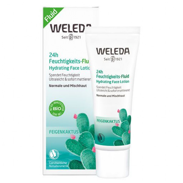 Увлажняющее средство по уходу за лицом WELEDA Feigenkaktus 24h Feuchtigkeitsfluid 30 мл weleda Увлажняющее средство по уходу за лицом WELEDA Feigenkaktus 24h Feuchtigkeitsfluid 30 мл weleda