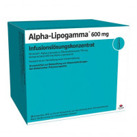 Антиоксидант альфа-липоевая кислота ALPHA-LIPOGAMMA 600 mg Infusionslsg.-Konzentrat 20X24 мл Worwag Антиоксидант альфа-липоевая кислота ALPHA-LIPOGAMMA 600 mg Infusionslsg.-Konzentrat 20X24 мл Worwag