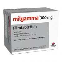 Для нервной системы витаминов В1 и В6 MILGAMMA 300 mg Filmtabletten 60 шт Worwag Для нервной системы витаминов В1 и В6 MILGAMMA 300 mg Filmtabletten 60 шт Worwag