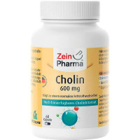 ХОЛИН CHOLIN 600 mg rein aus Bitartrat 60 капсул Zein Pharma