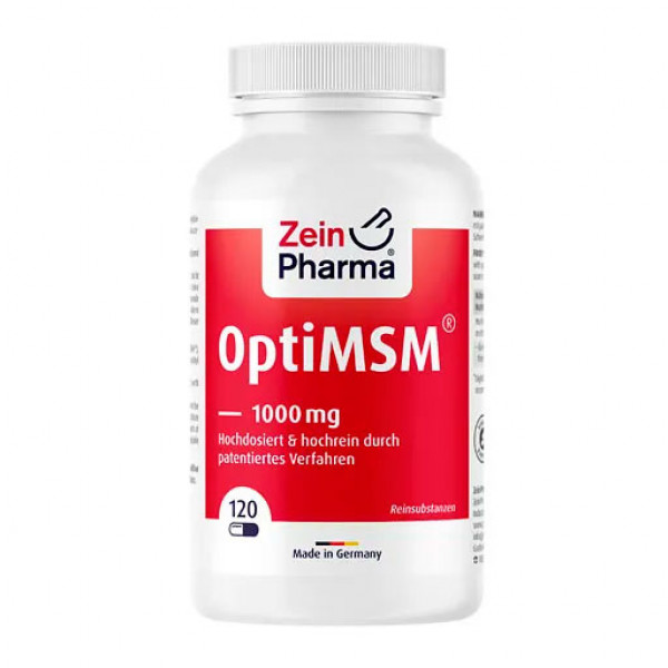 Капсулы для поддержания суставов OPTIMSM 1000 mg Kapseln 120 шт Zein Pharma Капсулы для поддержания суставов OPTIMSM 1000 mg Kapseln 120 шт Zein Pharma
