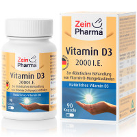 Витамин Д VITAMIN D3 2.000 I. E. Wochendepot Kapseln 90 капсул Zein Pharma