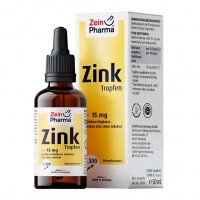 Капли с цинком ZINK TROPFEN 15 mg ionisiert 50 мл Zein Pharma
