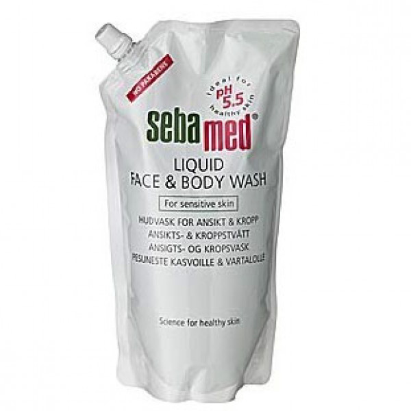 Жидкость для очистки лица и тела LIQUID FACE & BODY WASH 1000 мл (запаска )SebaMed Жидкость для очистки лица и тела LIQUID FACE & BODY WASH 1000 мл (запаска )SebaMed