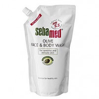 Жидкость для очистки лица и тела запаска OLIVE FACE & BODY WASH 1000 мл SebaMed Жидкость для очистки лица и тела запаска OLIVE FACE & BODY WASH 1000 мл SebaMed